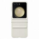 Husa de protectie Samsung Eco-leather Case pentru Galaxy Flip5, Cream