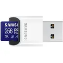 Card memorie Samsung microSD PRO Plus MB-MD256SB/WW 256GB + cititor