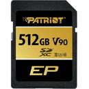 Card memorie Patriot microSDXC 512GB V90 UHS-II U3 C10 300/260MB/s