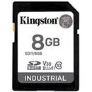 Card memorie Kingston SD 8GB Industrial C10 UHS-I U3 V30 A1 pSLC