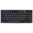 Tastatura mecanica gaming bluetooth Asus ROG Azoth PBT NX Red iluminare RGB Neagra