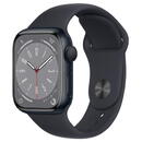 Smartwatch Apple Watch 8 GPS 41mm Midnight Aluminium Case with Midnight Sport Band - S/M