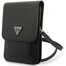 Husa Guess Handbag GUWBSATMBK black / black Saffiano Triangle