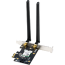 Asus Placa de retea wireless Tri-Band Wi-Fi 6E PCE-AXE5400 802.11ax
