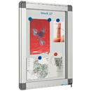 Smit Visual Supplies Avizier interior/exterior Recto, tabla alba magnetica, 15 x A4, 90 x 106 cm, SMIT