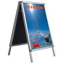 Smit Visual Supplies Stand metalic pentru postere A1 (84 x 59 cm), SMIT A-board