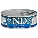 Hrana pentru pisici Farmina N&D Cat Ocean Sea Small Tuna & Shrimp  70g