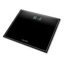 Cantar Salter 9207 BK3R Compact Glass Electronic Bathroom Scale - Black