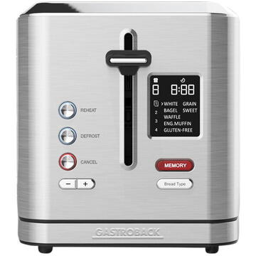 Prajitor de paine Gastroback 42395 Design Toaster Digital 2S