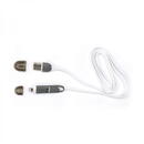 Sbox 2IN1W USB->Micro USB+IPH.5 M/M 1M white