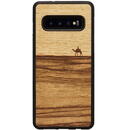 Husa MAN&amp;WOOD MAN&WOOD SmartPhone case Galaxy S10 terra black