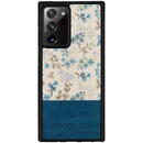 Husa MAN&amp;WOOD MAN&WOOD case for Galaxy Note 20 Ultra blue flower black