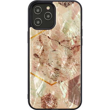 Husa iKins case for Apple iPhone 12/12 Pro pink marble