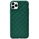 Husa Devia Woven2 Pattern Design Soft Case iPhone 11 Pro Max green