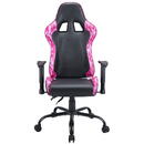 Scaun Gaming Subsonic Pro Seat Pink Power, Negru-Roz