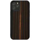 Husa MAN&amp;WOOD MAN&WOOD case for iPhone 12/12 Pro ebony black