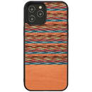 Husa MAN&amp;WOOD MAN&WOOD case for iPhone 12/12 Pro browny check black