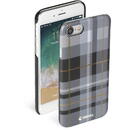 Husa Krusell Limited Cover Apple iPhone 8/7 plaid dark grey