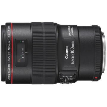 Obiectiv foto DSLR Canon EF 100mm f/2.8 IS USM MACRO