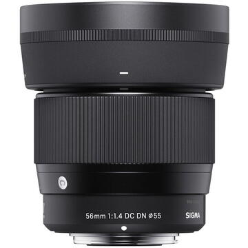 Obiectiv foto DSLR Sigma EF-M 56mm F1.4 DC DN for Canon [Contemporary]