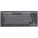 Tastatura Logitech MX Mini Mechanical keyboard RF Wireless + Bluetooth QWERTY Danish, Finnish, Norwegian, Swedish Graphite, Grey