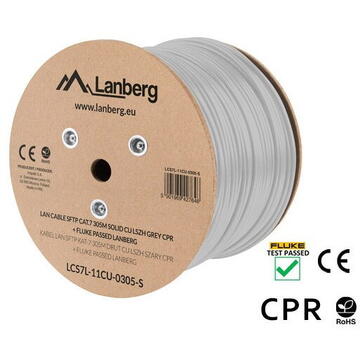 LANBERG Cable SFTP Cat.7 CU305m wire LCS7L-11CU-0305-S