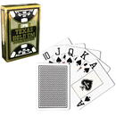 Cartamundi Carti de joc poker profesionale 100% plastic index mare Negru