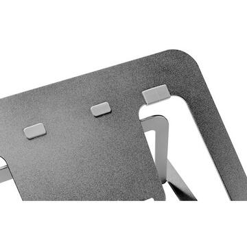 MACLEAN Fordable laptop stand grey Ergo Office ER-416