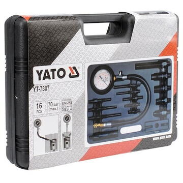 Tester compresie Yato YT-7307, pentru motoare diesel