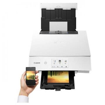 Multifunctional InkJet Color Canon PIXMA TS8351a, White