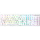 Tastatura Razer Deathstalker V2 Pro Gaming Keyboard, Purple Switch, US layout, Wireless, White