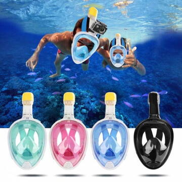 Articole plaja Free Breath Snorkeling Mask M2068G L/XL blue