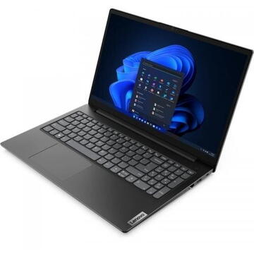 Notebook Lenovo V15 G3 ABA AMD Ryzen 7 5825U 15.6inch 8GB+8 GB RAM 512GB SSD AMD Radeon Graphics No OS Business Black