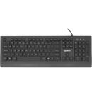Tastatura SBOX K-33 US USB cablu 1.5m Negru