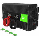 Car inverter voltage converter Green Cell INV08 12V to 230V 1000W/2000W, modified sine wave