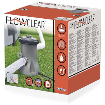 Bestway 58381 Flowclear 330gal Filter Pump
