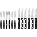 Vesela pentru masa si tacamuri Russell Hobbs RH000431EU Steak knife and fork set 12pcs black