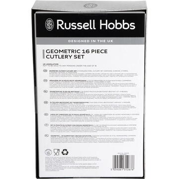 Vesela pentru masa si tacamuri Russell Hobbs RH01519EU7 Geometric cutlery set 16pcs