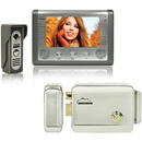 Control acces si accesorii PNI Kit Interfon video SilverCloud House 715 cu ecran LCD de 7 inch si Yala electromagnetica SilverCloud YR300