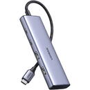 HUB USB-C - 2 x USB-A / 2 x USB-C 20 cm Ugreen CM473 - gray