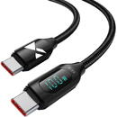 Wozinsky WUCCC2 USB C - USB C Cable with PD Display 100W 2m - Black