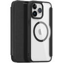 Husa Dux Ducis Skin X Pro Magnetic Flip MagSafe Case iPhone 15 Pro Max - Black