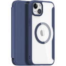 Husa Dux Ducis Skin X Pro Magnetic Flip MagSafe Case iPhone 15 Plus - Blue