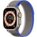 Husa Velcro Sports Strap for Apple Watch Ultra/8/7/6/SE/5/4/3/2/1 (42, 44, 45, 49mm) Dux Ducis Strap YJ Version - Blue Gray