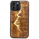 Husa Wooden case for iPhone 13 Pro Max Bewood Imbuia Mountains