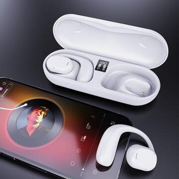 Casti Dudao U17H Bluetooth wireless headphones - white