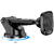 Hoco - Car Holder Blue Shark (CA116) - Suction Cup, Magnetic Grip, for Windshield and Dashboard - Black Metal Gray