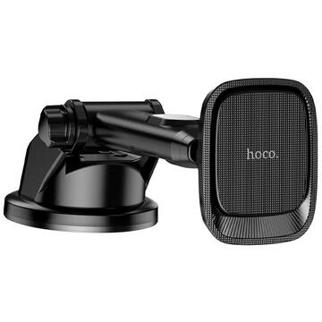 Hoco - Car Holder Blue Shark (CA116) - Suction Cup, Magnetic Grip, for Windshield and Dashboard - Black Metal Gray