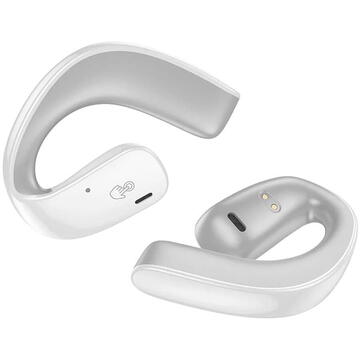 Casti Bluetooth TWS, Hi-Fi - Hoco (EQ4) - White
