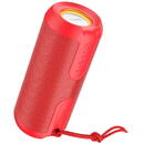 Boxa portabila Boxa Wireless BT 5.1, FM, Card TF, Disk U, Lumini RGB, 10W, 1200mAh - Hoco Artistic Sports (BS48) - Red